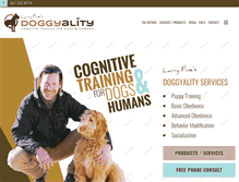 Tablet Screenshot of doggyality.com